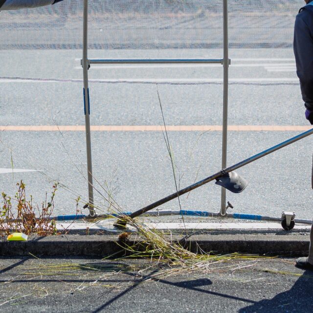 #浜松 #造園業 #天浜線 #天竜浜名湖鉄道 #除草 #防護ネット #手に職系
