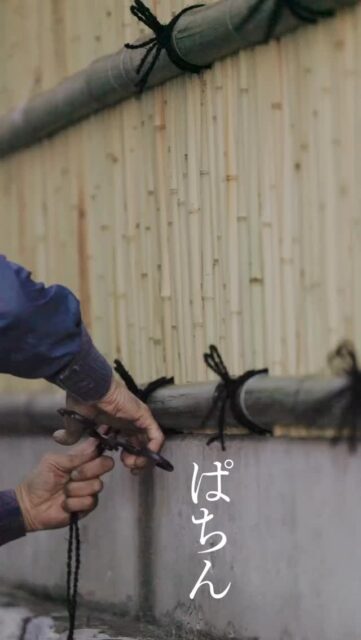 明けましておめでとうございます🎍

垣根づくりの様子をお届けしようかと思いましたが

作業がほとんど終わっておりましたので、垣根結びの様子をお届けします。

シュルシュル、シュッ、パチン✂️

とスムーズに決まるとカッコいいです✨

#手に職系 #造園 #浜松 #庭づくり #垣根